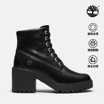 Timberland 女款黑色高跟中筒靴|A5S49W02