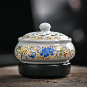 電子熏香爐 家用電子室內沉香檀香精油定時調溫電香薰爐熏香爐香篆爐