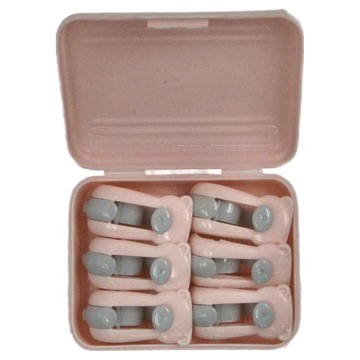 小熊造型無針棉被固定器 粉色 6入/盒裝