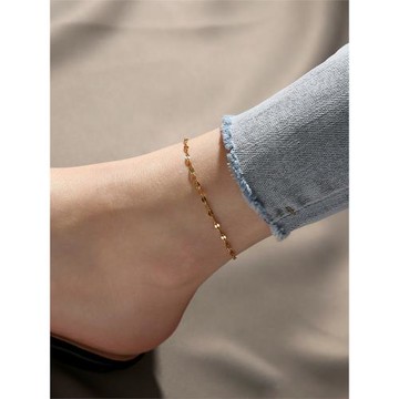 腳鏈女2025新款潮成人性感腳踝鏈冷淡風腳環高級感鈦鋼足鏈不掉色