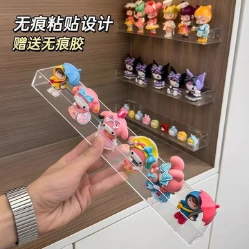 【現貨】壁掛展示架 公仔展示架 手辦展示架 盲盒展示 萌粒展示架 泡泡瑪特 扭蛋展示 盒玩展示 免釘展示架 模型展示架