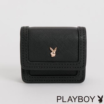 PLAYBOY -  Air Pods素色包 MINI系列 - 黑色