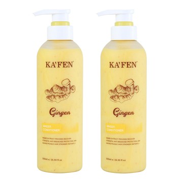 【2入組】KAFEN 卡氛生薑粒子護髮素500ml