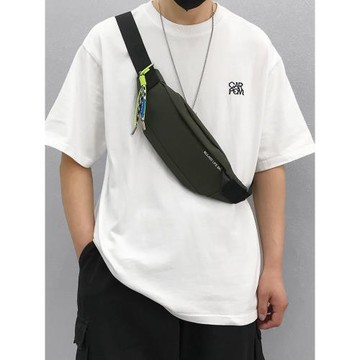 胸包男士包包ins潮牌日系簡約單肩包腰包男生小挎包運動款斜挎包