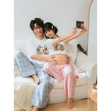 8269 人二次入手🛍️情侶家居服套裝孕婦攝影服裝拍照照相套裝小清新溫柔1Q6N