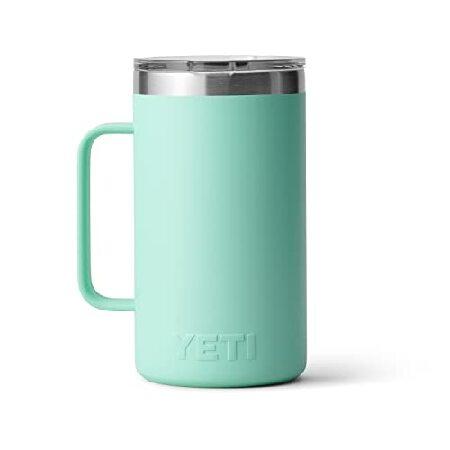 YETI Rambler oz Mug, Vacuum Insulated, Stainless Steel with MagSlider Lid, Seafoam