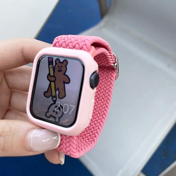 尼龍編織 適用 Apple Watch 10 9 8 7 6 5 SE 錶帶 45mm 41mm 46mm 蘋果手錶錶帶