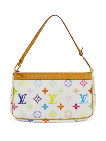 Louis Vuitton Pre-Owned - 2003 Pochette Accessoires handbag - women - PVC - One Size - White