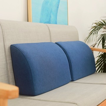 三角靠墊 沙發靠背腰枕腰靠靠枕客廳長方形海綿三角學生寢室宿舍床上大靠墊【HZ72515】