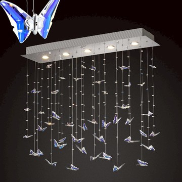 GU10 5W 藍水晶吊燈｜F98-40-80761