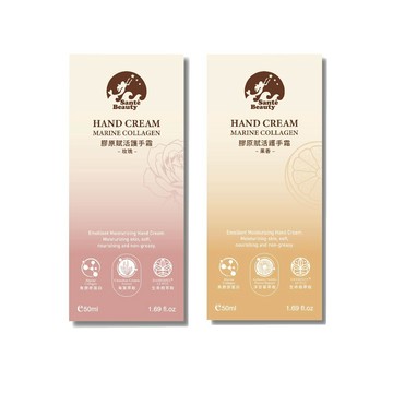 Anyong Santé Beauty-膠原賦活護手霜 50ml盒 玫瑰、果香 兩條組