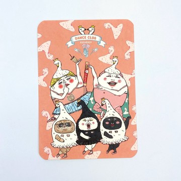 蛋蛋的舞蹈教室 明信片