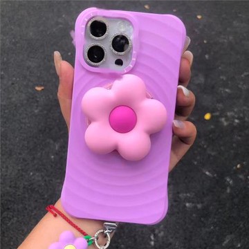 精致版純色波漾殼適用iPhone16pro蘋果15手機殼趙露思磁吸防摔17