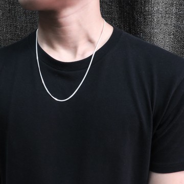 ART64 純銀 經典繩索鍊(2.4mm中鍊) 22吋 925純銀鍊子 男生項鍊 女生項鍊