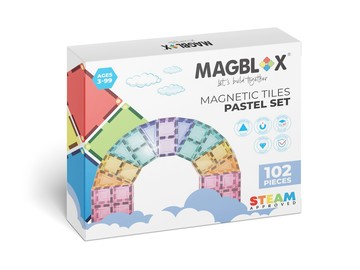 MAGBLOX 美學磁力片 粉彩經典組 102 pcs