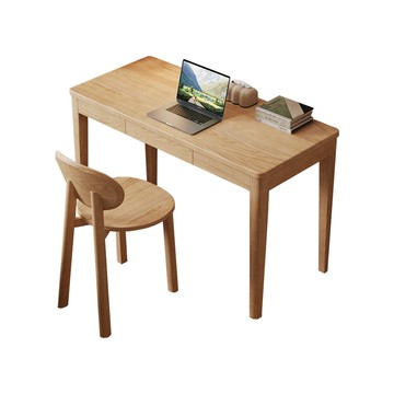 【HappyLife】實木白蠟木書桌120公分 Y12537黑胡桃