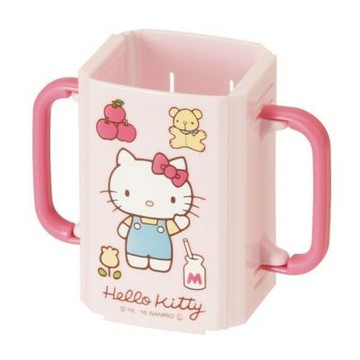 日本 Skater卡通圖案飲料輔助杯架 折疊式 伸縮杯架 鋁箔包 飲料盒 防灑 防擠壓 握把杯套 飲