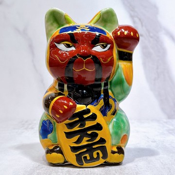 【關福忠魂】日本清水燒招財貓 | 仫繪 - 關羽