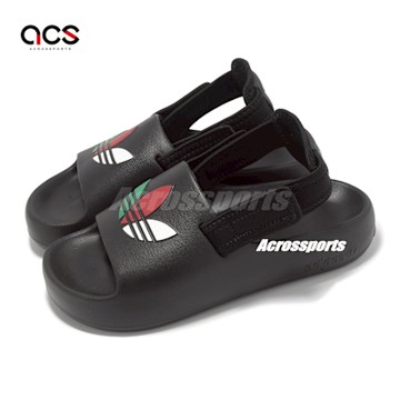 adidas 涼鞋 Adifom Adilette J 大童鞋 女鞋 魔鬼氈 可拆式 緩衝 小朋友 休閒鞋 愛迪達 JP5522