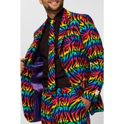 オッポスーツ OPPOSUITS メンズ スーツ WILD RAINBOW 3点セット 衣装