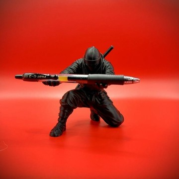 筆筒 忍者3D打印 桌面裝飾擺件 個性創意文具收納9釐米