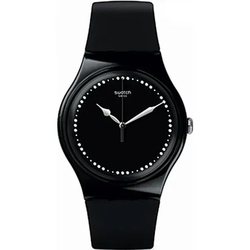 Swatch  閃爍黑夜經典石英腕錶   SUOB131