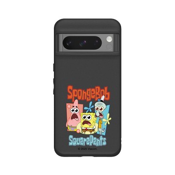 Pixel 8 Pro SolidSuit 黑 - 海綿寶寶 SpongeBob - 驚呆了