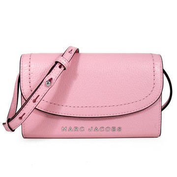 MARC JACOBS 荔枝紋皮革WOC斜背包(粉色)
