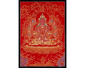 每一幅唐卡畫都是通往喜馬拉雅山靈魂的窗口