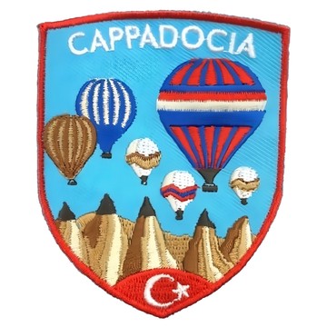 A-ONE 匯旺 地標造型刺繡 NO.289 土耳其 卡帕多奇亞 7.5 X 6CM  彩色  1個