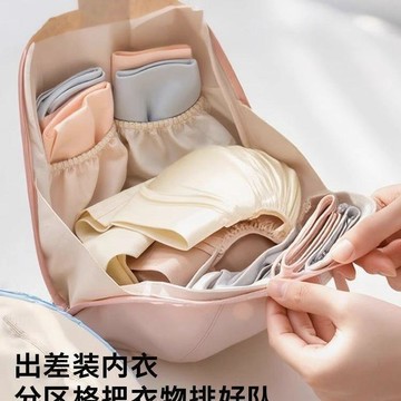 【台灣出貨】明星同款內衣收納包居家旅行襪子文胸內衣收納大容量化妝品收納包行李分裝  旅遊收納 化妝包 洗漱包
