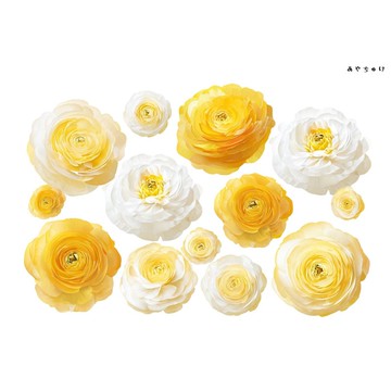 【10月新品4】20-22-0153 裁切紙・拼貼素材 陸蓮花