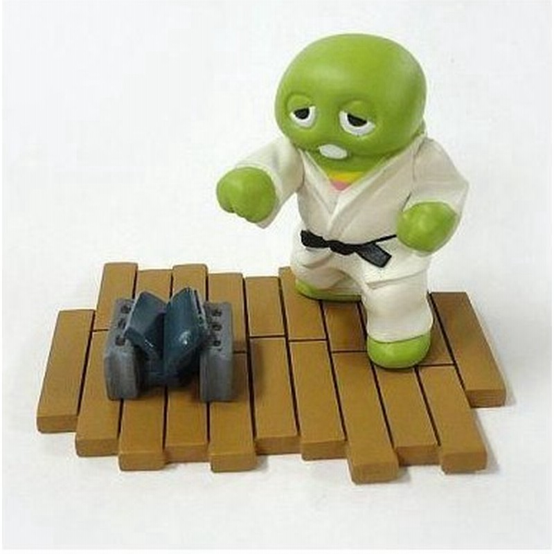 中古トレーディングフィギュア カラテ 黒帯 ガチャピンチャレンジ 通販 Lineポイント最大get Lineショッピング