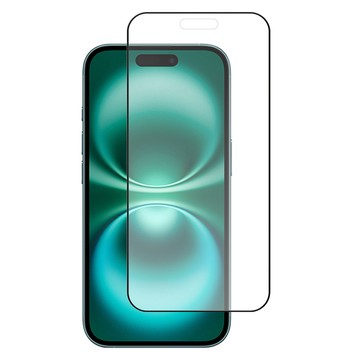 imos 2.5D點膠霧面超細黑邊強化玻璃貼  iPhone 16/15/14 Pro  1個