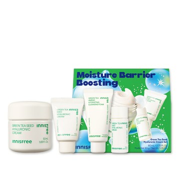 [聖誕限定]綠茶籽玻尿酸保濕霜組 閃耀版