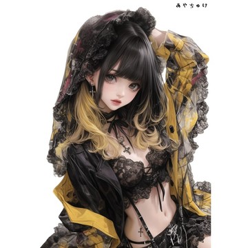 【2 月新品 2】07-092-0076 人物貼紙 黃色黑色
