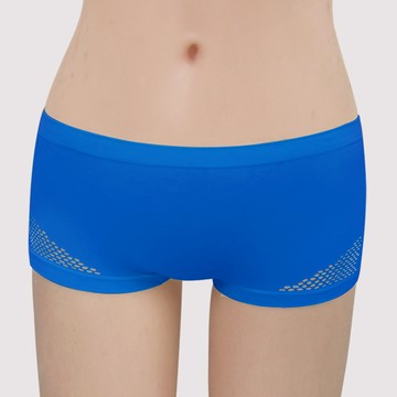 【曼黛瑪璉】紓壓好動IceBar無鋼圈   低腰平口內褲(寶藍)