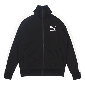 PUMA Casual Sports Splicing Classic Stand Collar Jacket Black