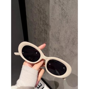 英國【頂奢】Coop Koop 高級復古白框墨鏡防紫外線百搭顯瘦太陽鏡