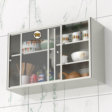 附發票 免運 吊櫃 廚房吊櫃 收納櫃 置物架 不銹鋼廚房吊櫃墻壁櫃陽臺移門儲物掛櫃浴室鋼化玻璃推拉門置物箱工廠現貨直銷 售後保障 可開發票 店長新品推薦 5d1113