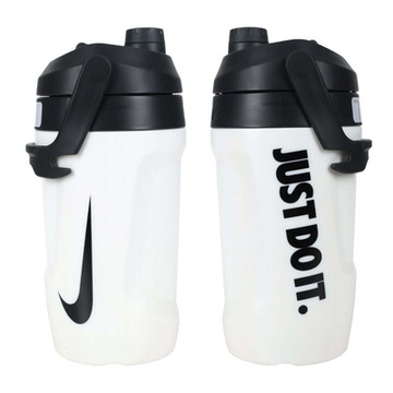 NIKE FUEL JUG大口徑霸水壺64OZ-健身 運動水壺 1890ML N100311115364 白黑