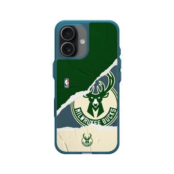 iPhone 17 Clear (相機按鈕) 夜幕藍 - NBA - 熱血系列-密爾瓦基公鹿 Milwaukee Bucks - Sweat and Tears