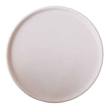 日本StackStock 簡約柔和色圓平皿 陶瓷材質  14.3 x 1.5cm  粉紅色  1個