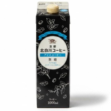 京都北白川無糖咖啡 1000ml