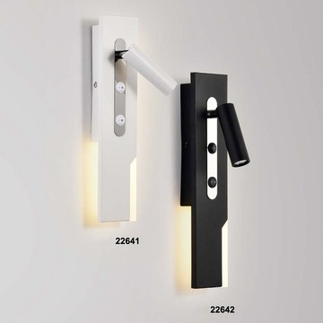 LED 極簡黑白迷你壁燈  E01-16-22641、22642