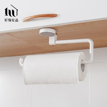 【好物良品】免打孔廚房紙巾毛巾置物架