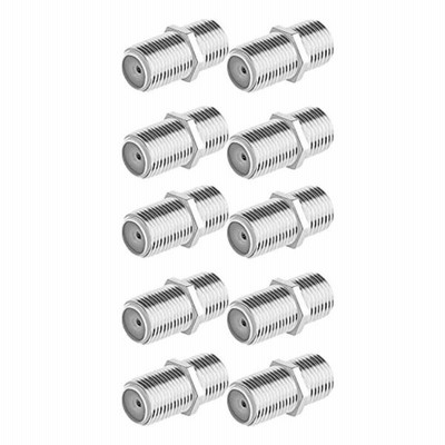 F型プラグ 中継接栓 延長用10 個セットsleijaooeテレビtvアンテナケーブル 地デジ Catv Bs Cs 分波器 同軸ケーブ 通販 Lineポイント最大get Lineショッピング