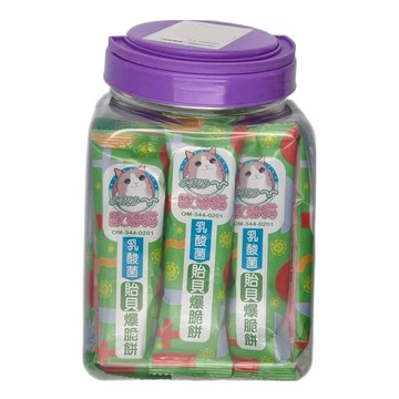 歐姆貓OMO 爆脆餅 25入  乳酸菌貽貝  500g  1桶