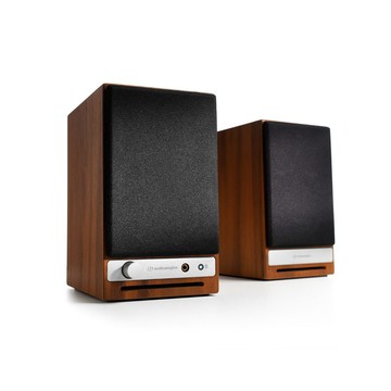 Audioengine HD3 wireless主動式立體聲藍牙書架喇叭-胡桃木紋款