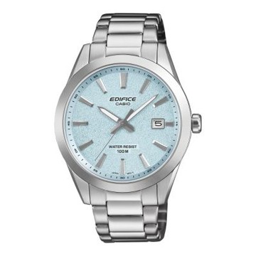 CASIO 卡西歐 EDIFICE 精緻耀眼 紋理錶盤 冰河藍 EFV-160D-2BV_40mm